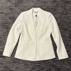 White House Black Market White Blazer 2P